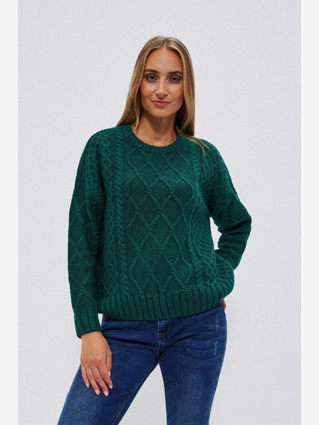 Moodo Cardigan verde de damă Moodo