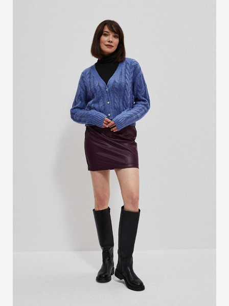 Moodo Cardigan albastru pentru femei Moodo