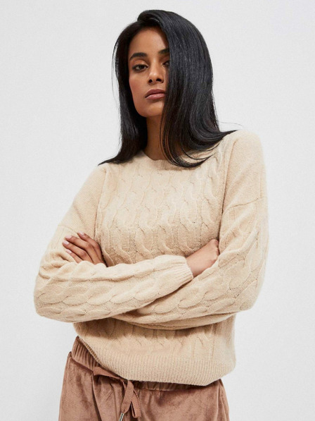 Moodo Pulover pentru femei Moodo Beige