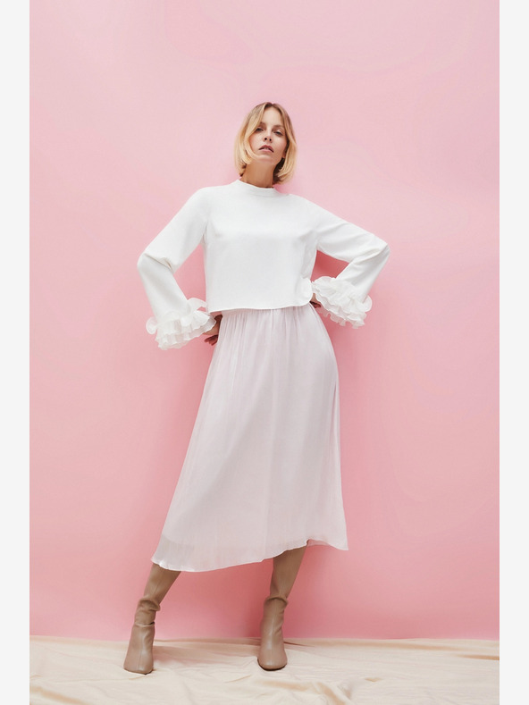 Moodo Fustă de damă roz deschis Moodo