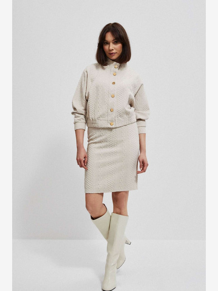 Moodo Fustă pentru femei Moodo Beige