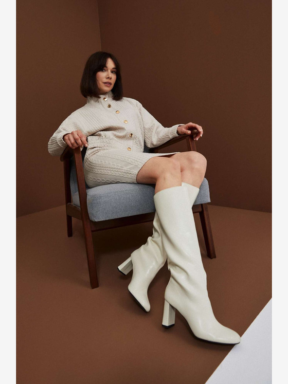 Moodo Fustă pentru femei Moodo Beige