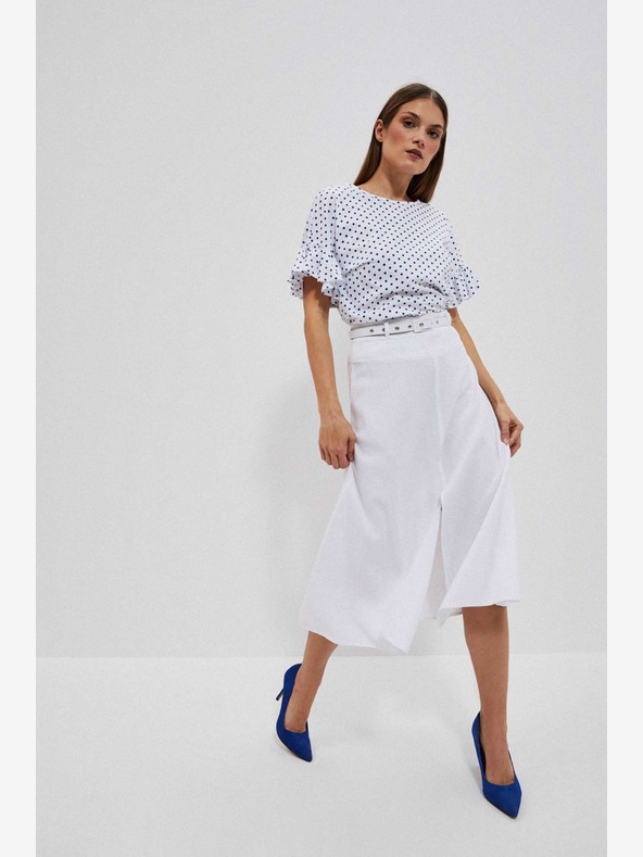 Moodo Fustă albă de damă Moodo