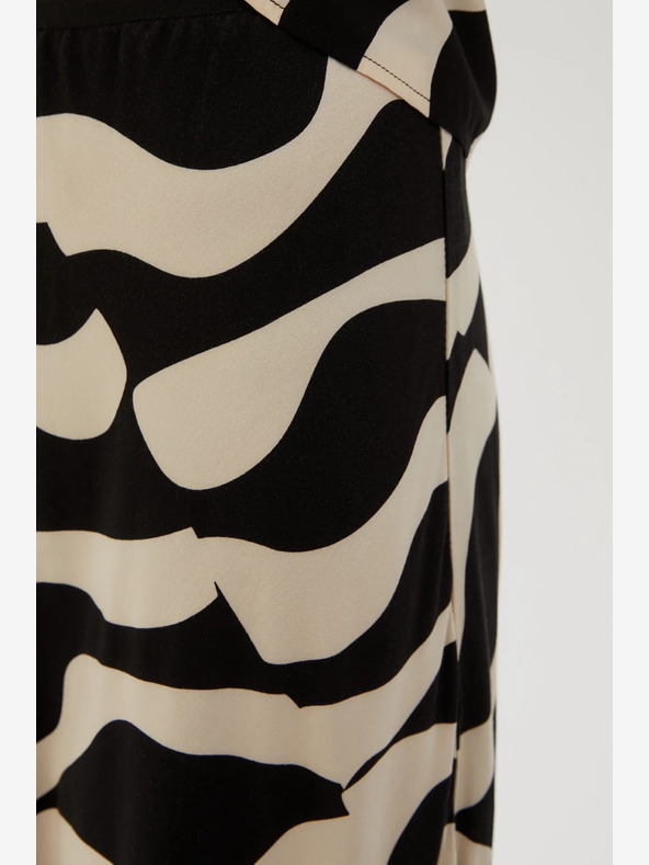 Moodo Fustă cu model Moodo Bej și Negru pentru femei