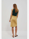 Moodo Fustă galbenă cu buzunare Moodo