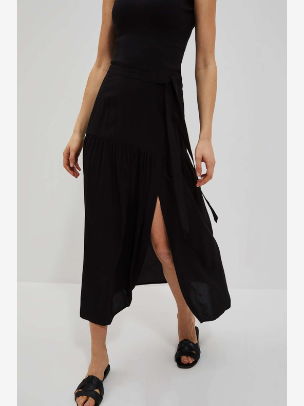 Moodo Fustă neagră pentru femei Moodo