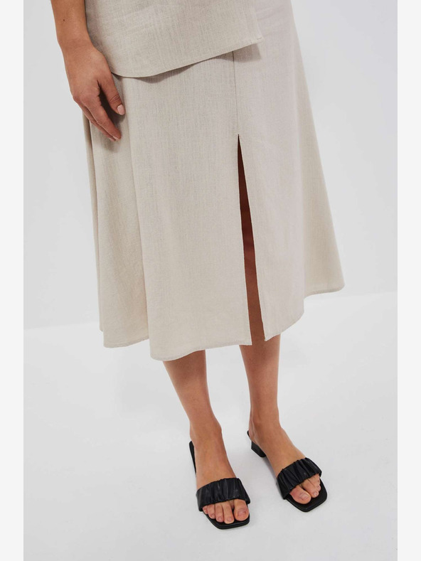 Moodo Fustă pentru femei Moodo Beige