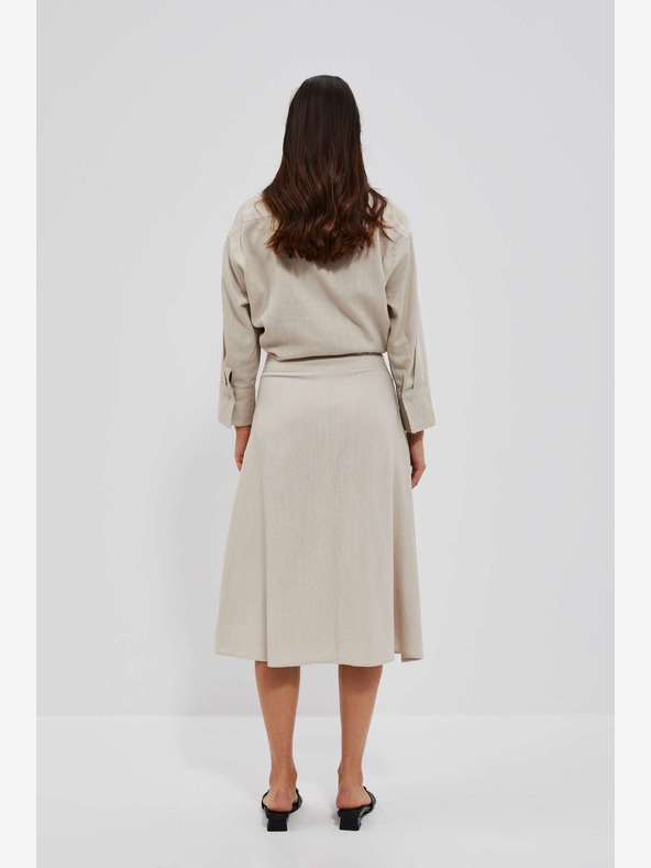 Moodo Fustă pentru femei Moodo Beige