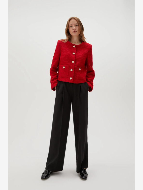 Moodo Jachetă cu nasturi roșii Moodo