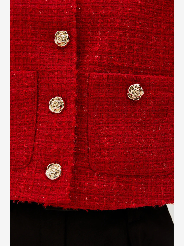 Moodo Jachetă cu nasturi roșii Moodo