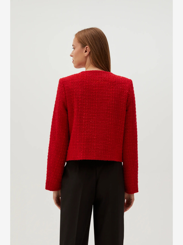 Moodo Jachetă cu nasturi roșii Moodo