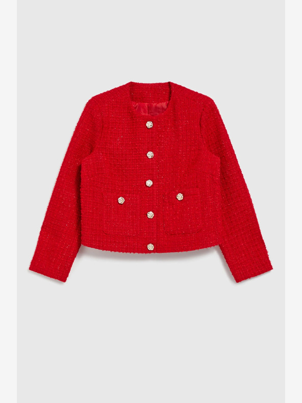 Moodo Jachetă cu nasturi roșii Moodo