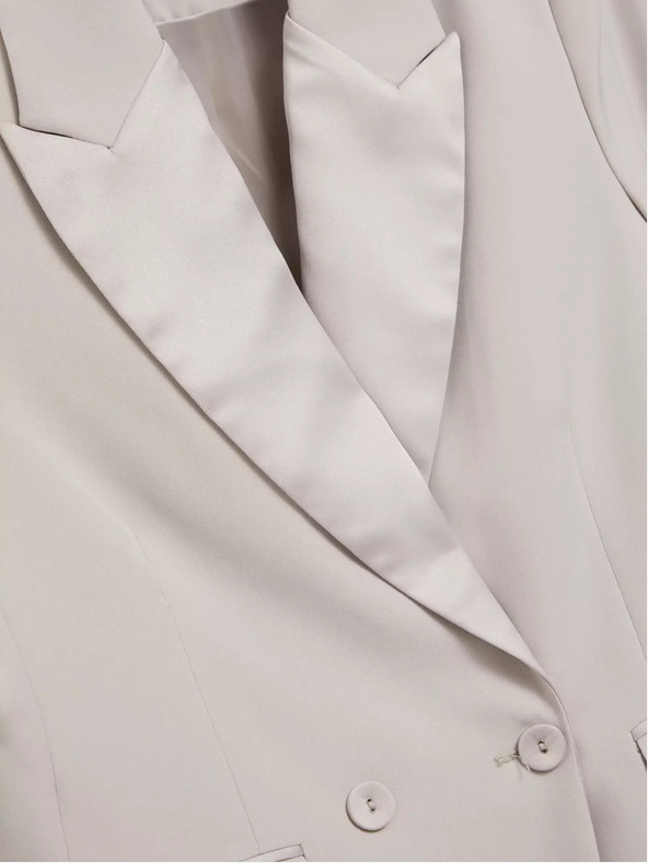 Moodo Blazer de damă bej Moodo