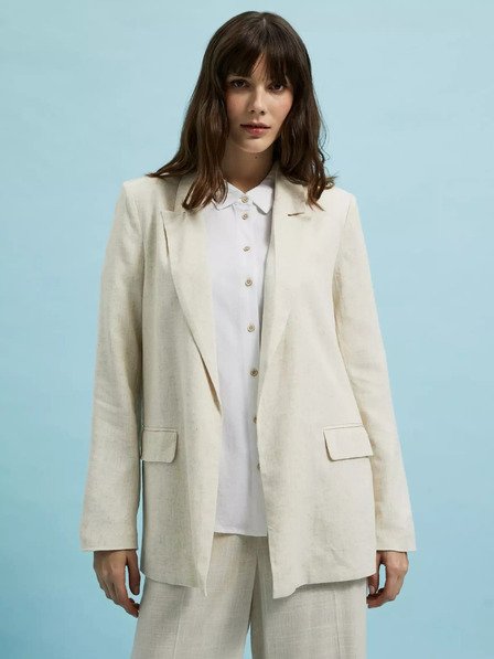 Moodo Blazer de damă bej Moodo