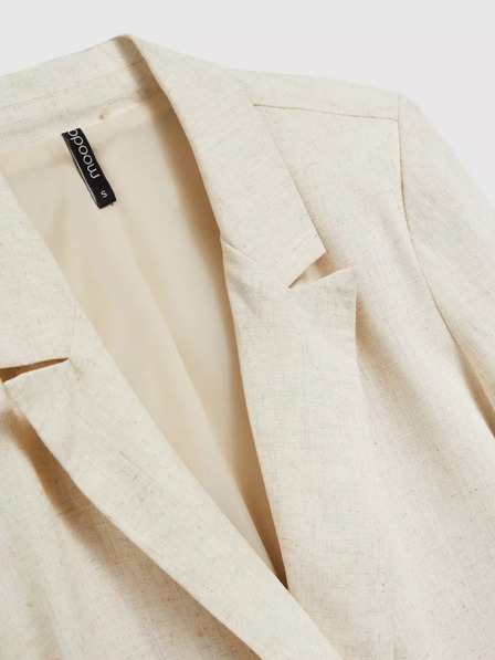 Moodo Blazer de damă bej Moodo