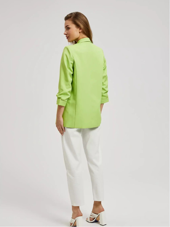 Moodo Jachetă verde cu mâneci 3/4 Moodo