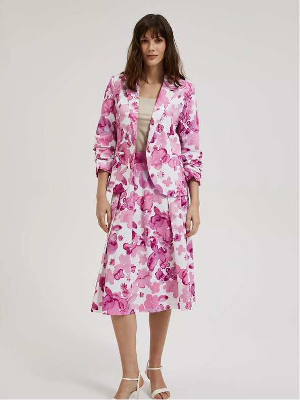 Moodo Jachetă roz cu model Moodo