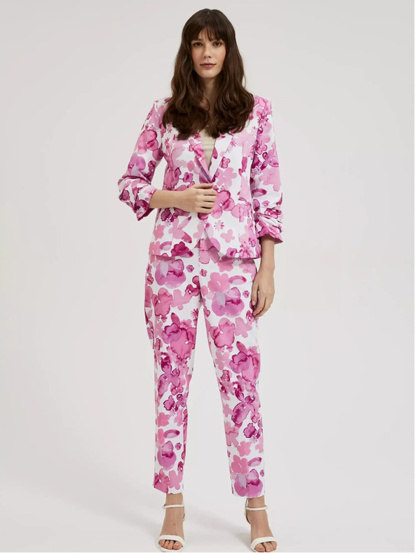 Moodo Jachetă roz cu model Moodo