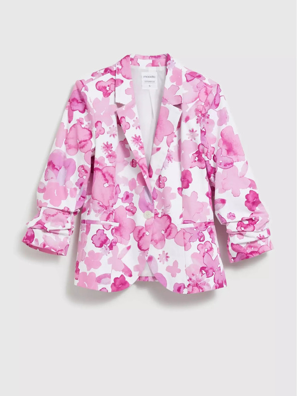 Moodo Jachetă roz cu model Moodo