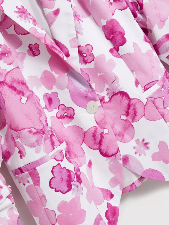 Moodo Jachetă roz cu model Moodo