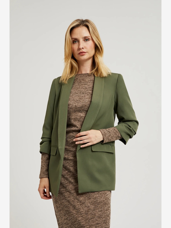 Moodo Jachetă verde pentru femei Moodo