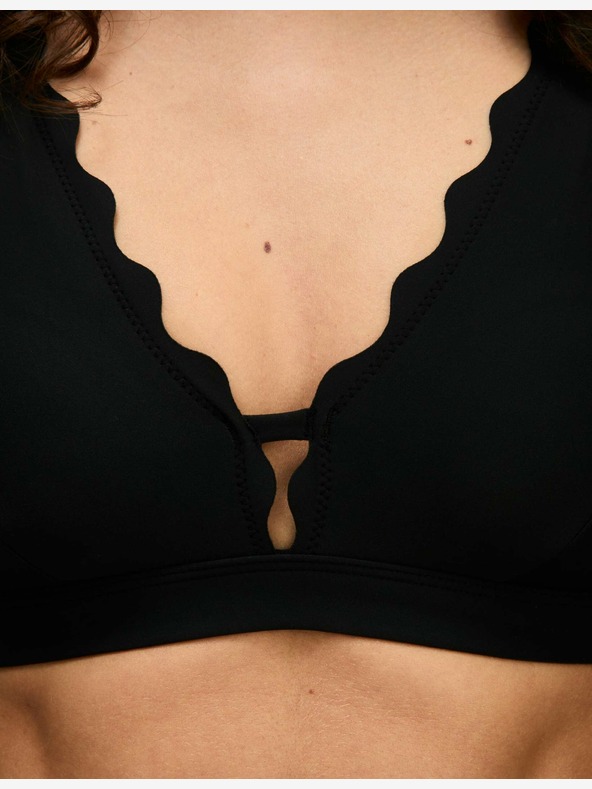 Marks & Spencer Top de bikini cu decolteu căptușit Marks & Spencer negru