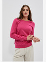 Moodo Sweatshirt roz pentru femei Moodo