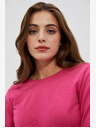 Moodo Sweatshirt roz pentru femei Moodo