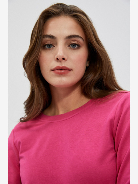 Moodo Sweatshirt roz pentru femei Moodo
