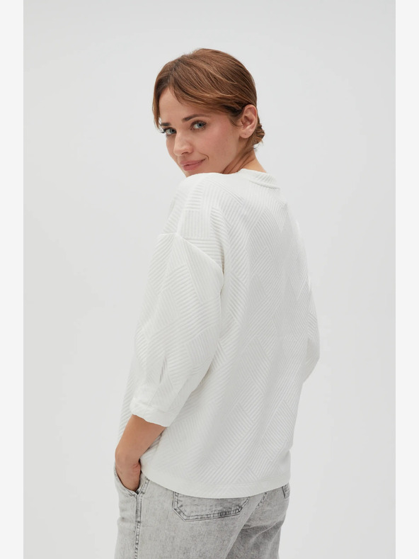 Moodo Hanorac alb pentru femei Moodo