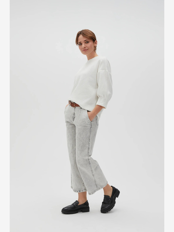 Moodo Hanorac alb pentru femei Moodo