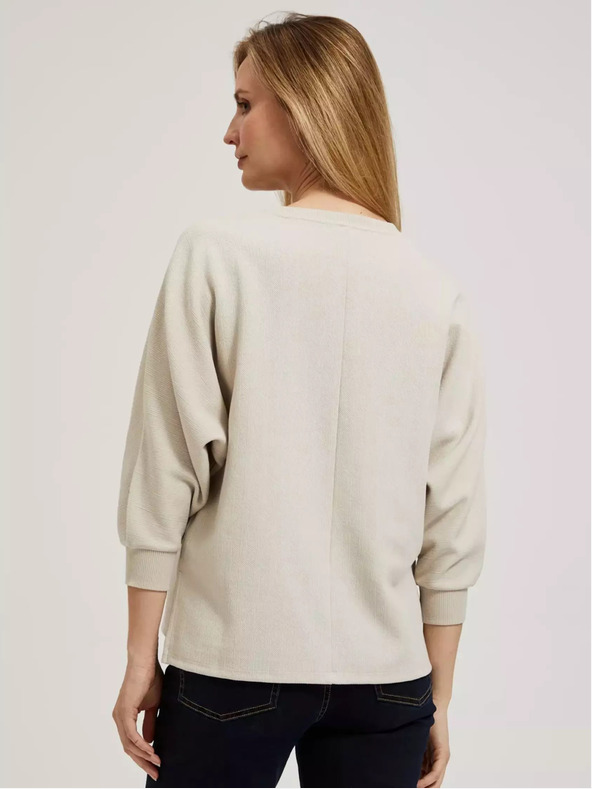 Moodo Sweatshirt Moodo bej, pentru femei