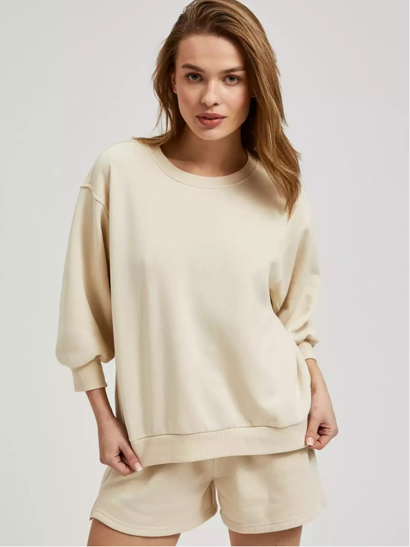 Moodo Sweatshirt Moodo bej, pentru femei
