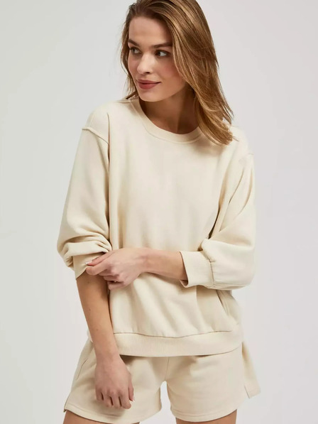 Moodo Sweatshirt Moodo bej, pentru femei