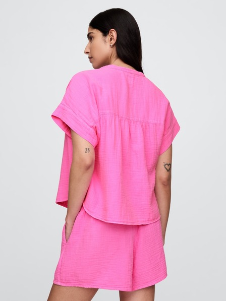 GAP Cămașă din muselină oversize GAP