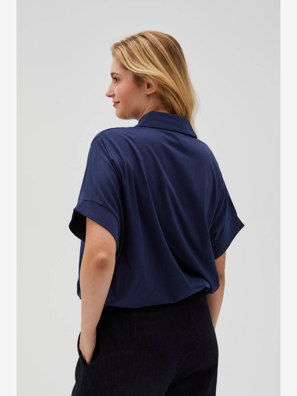 Moodo Cămașă Moodo albastru închis pentru femei