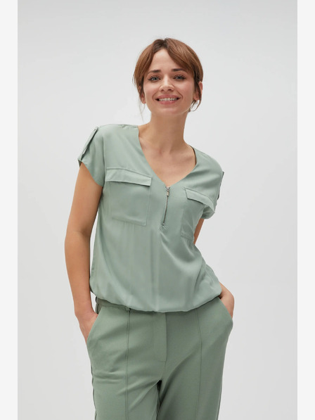 Moodo Bluză de damă verde deschis Moodo