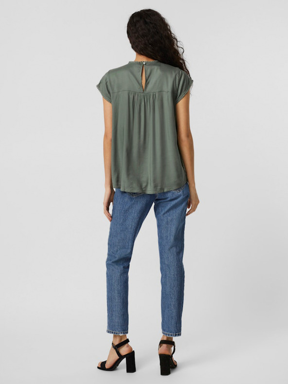 Vero Moda Bluză verde de damă Vero Moda
