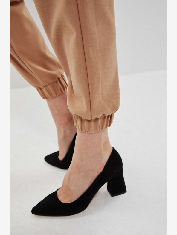 Moodo Pantaloni de trening maro pentru femei Moodo