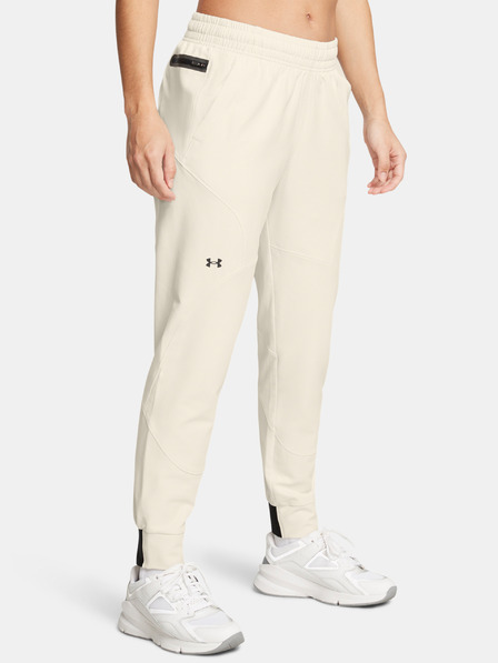 Under Armour Pantaloni de trening pentru femei Under Armour UA Unstoppable Jogger-WHT