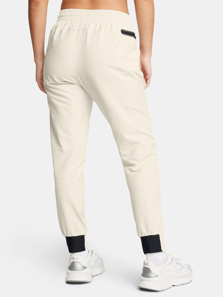 Under Armour Pantaloni de trening pentru femei Under Armour UA Unstoppable Jogger-WHT