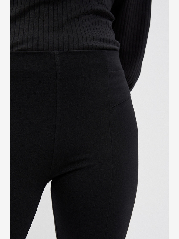 Moodo Colanți negri pentru femei Moodo