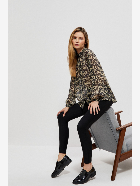 Moodo Colanți negri pentru femei Moodo