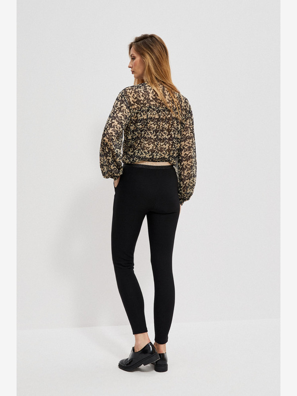 Moodo Colanți negri pentru femei Moodo