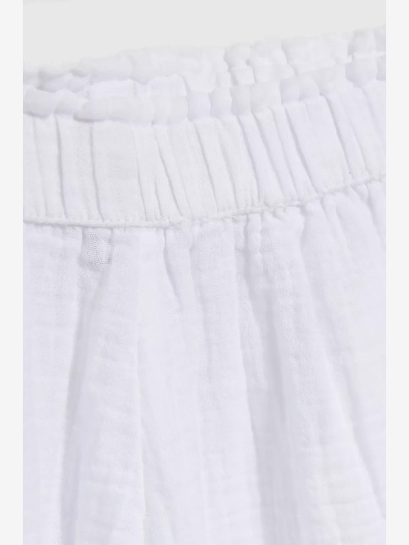 Moodo Pantaloni scurți Moodo albi pentru femei