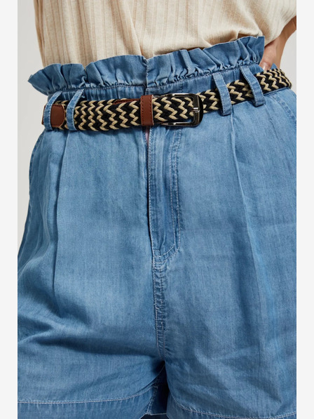 Moodo Pantaloni scurți din denim albastru pentru femei Moodo