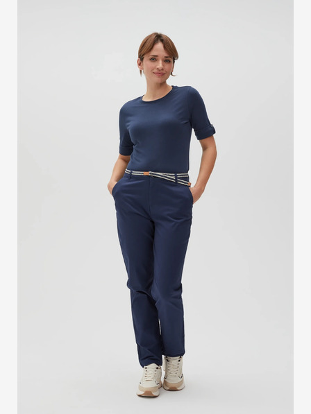 Moodo Pantaloni de damă albastru închis Moodo