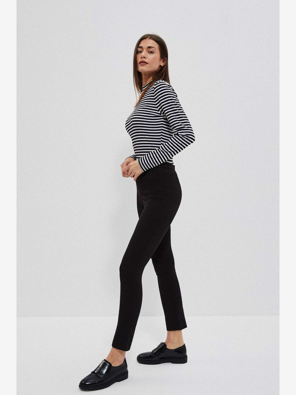 Moodo Pantaloni de damă negri Moodo