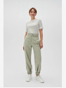 Moodo Pantaloni de damă verde deschis Moodo
