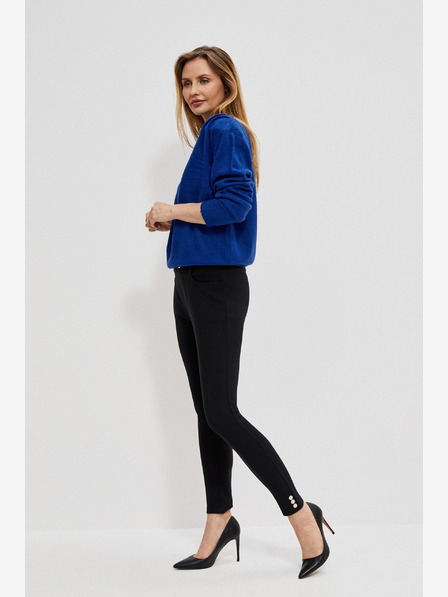 Moodo Pantaloni de damă negri Moodo